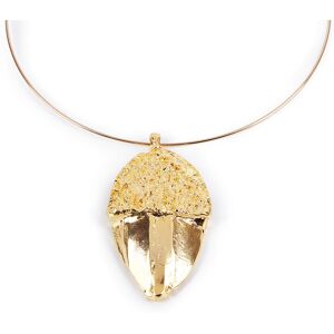 Shabama Bellota rigid necklace #shiny gold Shabama Bellota rigid necklace #shiny gold