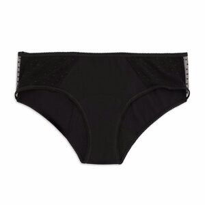 Platanomelón Kiwitas Classic Plumeti braguitas menstruales negro #S