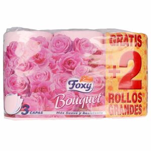 Foxy Bouquet papel higiénico color & perfume 3 capas 6 rollos