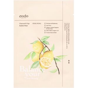 Ondo Beauty 36.5 Charcoal & Yuja bubble mask 25 ml