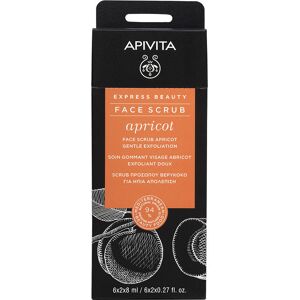 Apivita Express Beauty gentle exfoliating cream with apricot 2 x 8 ml