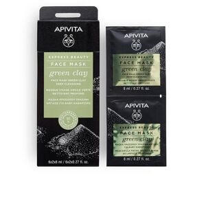 Apivita Express Beauty deep cleansing mask with green clay 2 x 8 ml