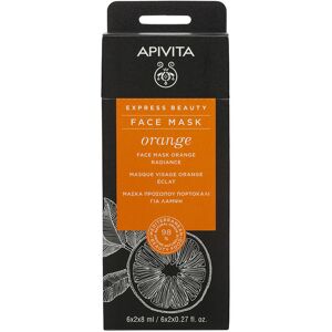 Apivita Express Beauty brightening face mask with orange 2 x 8 ml