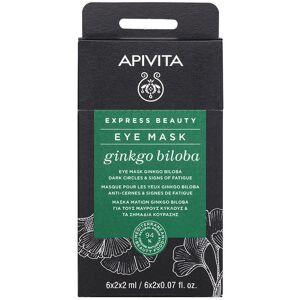 Apivita Express Beauty eye contour mask with ginkgo biloba 2 x 8 ml