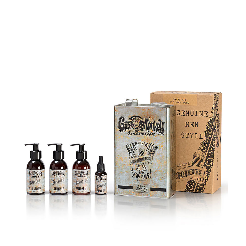 Beardburys Kit Edición Limitada Para Cuidado De Barba De Gas Monkey  4 pz