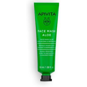 Apivita Face Mask - Aloe Moisturizing & Refreshing - 50ml Apivita Face Mask - Aloe Moisturizing & Refreshing - 50ml