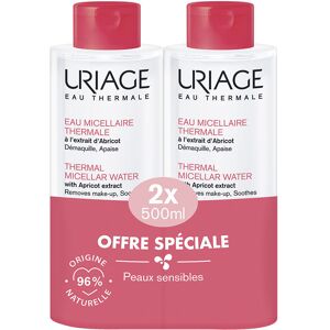 Uriage Thermal Micellar Water for sensitive skin, pack of 2 x 500 ml Uriage Thermal Micellar Water for sensitive skin, pack of 2 x 500 ml