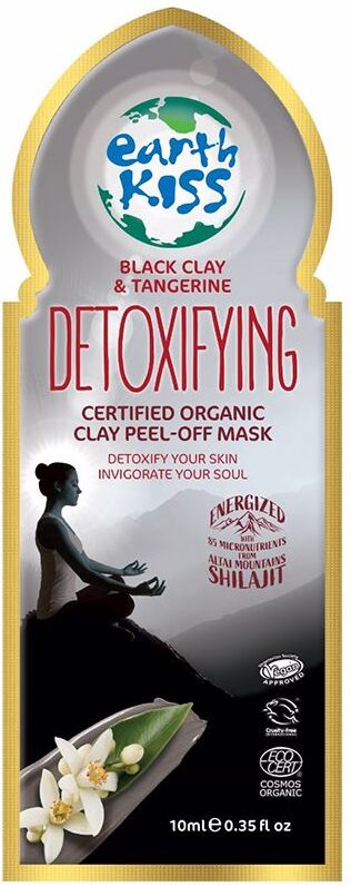 Kiss Detoxifying certified organic clay peel-off mask 10 ml