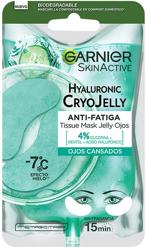 Garnier Skinactive Hyaluronic CryoJelly Anti-Fatigue Mask for Tired Eyes and Ice Effect 5g
