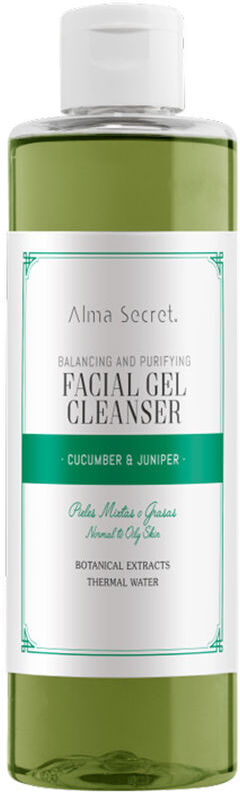 Alma Secret Balancing and purifying Facial Gel Cleanser cucumber & juniper 200 ml