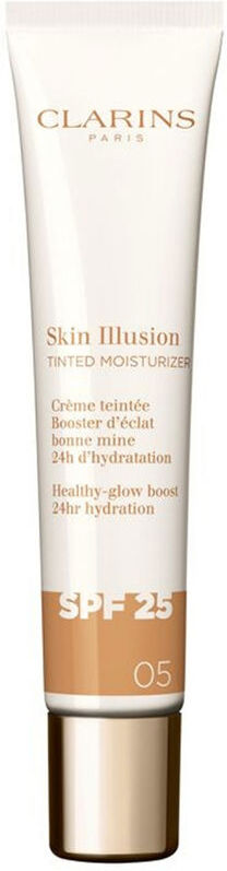 Clarins Skin Illusion Tinted Moisturizer anti-aging tinted glow treatment Spf 25 #05