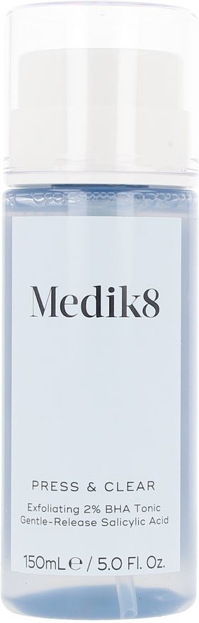 Medik8 Press & Clear 2% Bha Gentle Release Salicylic Acid Exfoliating Toner 150ml