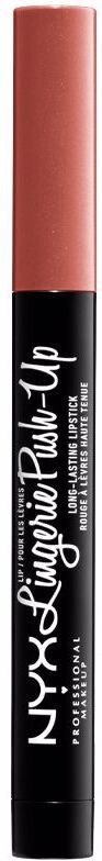 Nyx Professional Make Up Lingerie Push Up long lasting lipstick #bedtime flirt