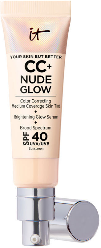 IT Cosmetics CC+ Nude Glow lightweight foundation + glow serum SPF40 #fair light