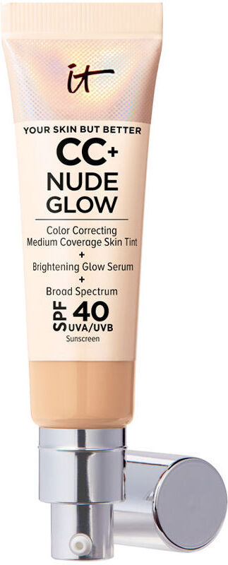 IT Cosmetics CC+ Nude Glow lightweight foundation + glow serum SPF40 #medium