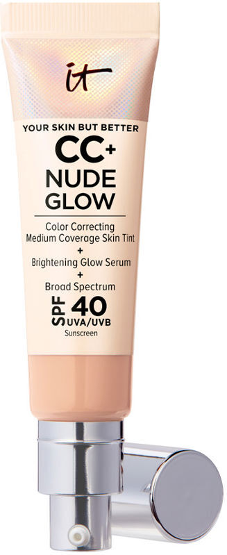 IT Cosmetics CC+ Nude Glow lightweight foundation + glow serum SPF40 #neutral medium