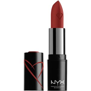 Nyx Professional Make Up Shout Loud satin lipstick #red haute