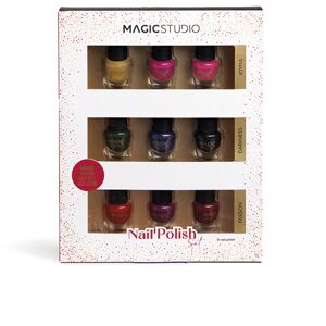 Magic Studio Colorful Complete Nail Polish Lot 9 pcs
