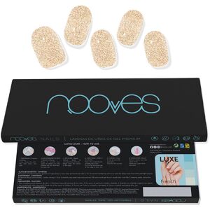 Nooves shiny gold premium glam #glitter golden Gel Nail Sheets 20 units