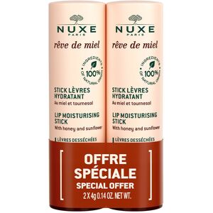 NUXE Rêve de Miel Lip Moisturising Stick (2 x 4 g) NUXE Rêve de Miel Lip Moisturising Stick (2 x 4 g)