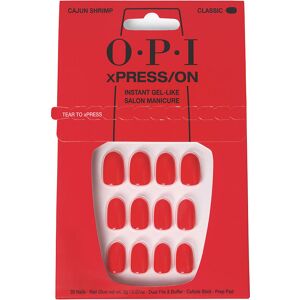 OPI Cajun Shrimp Artificial Nails - 30 Units, Reusable, Vegan OPI Cajun Shrimp Artificial Nails - 30 Units, Reusable, Vegan