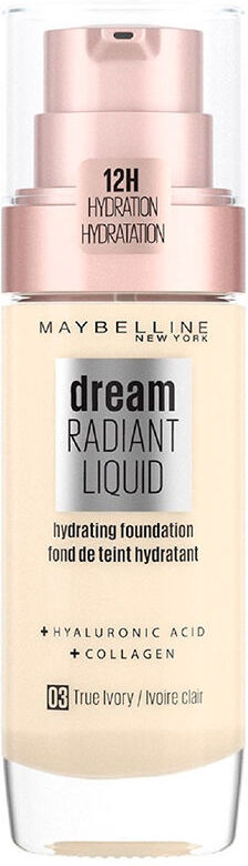 Maybelline Dream Satin Liquid FOUNDATION+SERUM #3-true ivory