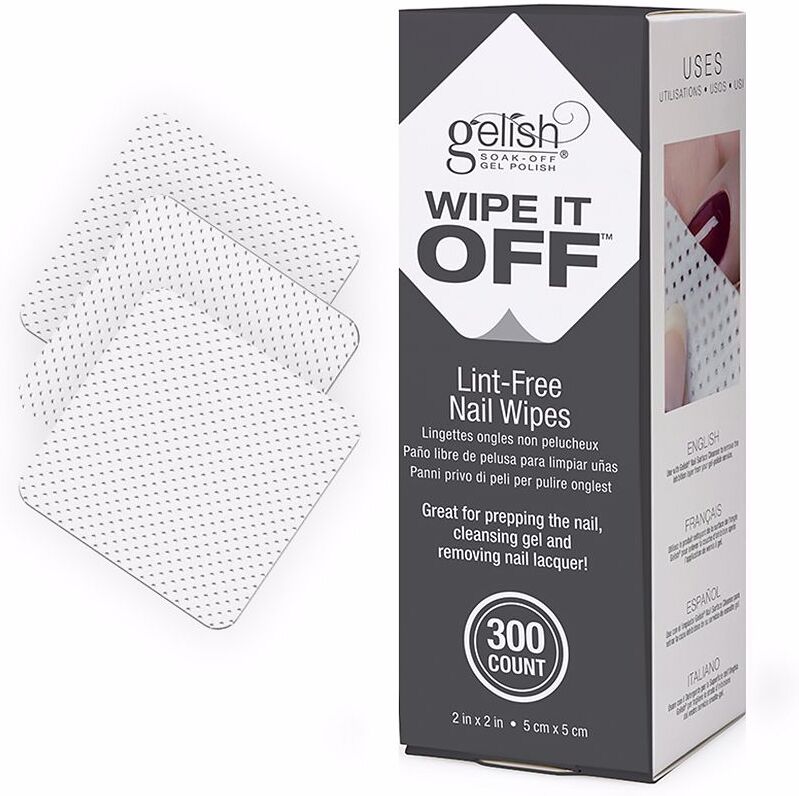 Taylor Wipe It Off lint-free nail wipes 300 u