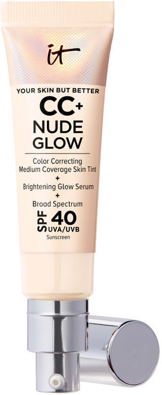 IT Cosmetics CC+ Nude Glow lightweight foundation + glow serum SPF40 #fair ivory