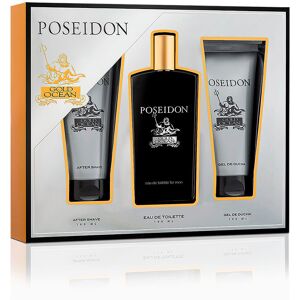 Poseidon Gold Ocean For Men Lot 3 pcs