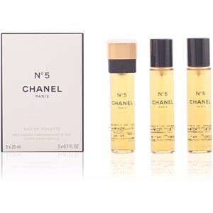 Chanel Nº 5 eau de toilette purse spray refills 3 x 20 ml