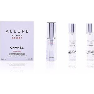 Chanel Allure Homme Sport Cologne travel spray and two refills 3 x 20 ml