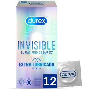 Durex Invisible extra lubricated condoms 12 u