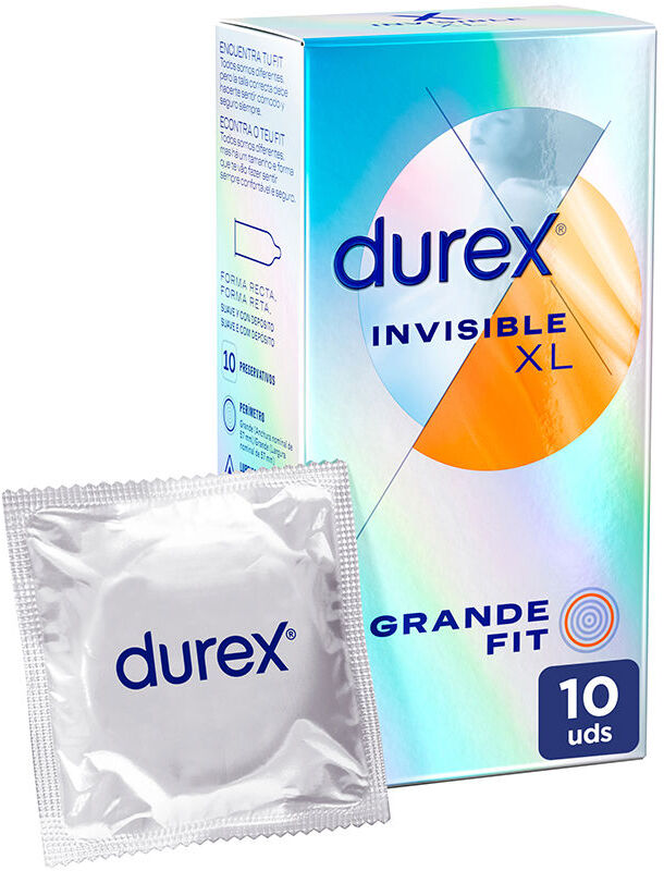 Durex Invisible Xl ultra fine condoms 10 u