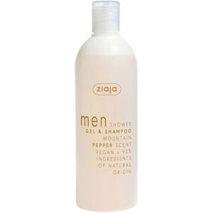 Ziaja Men shower gel and shampoo mountain pepper 400 ml