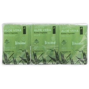 Lixone Aloe Vera soap for dry or sensitive skin 3 x 125 gr Lixone Aloe Vera soap for dry or sensitive skin 3 x 125 gr