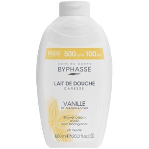 Byphasse Caresse Vanilla Shower Gel - Unisex, 600ml Byphasse Caresse Vanilla Shower Gel - Unisex, 600ml