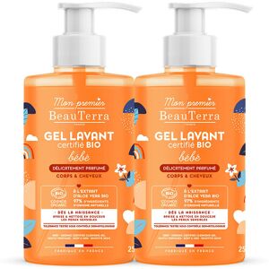 Beauterra Bio Baby shower gel with perfume pack 2 x 750 ml