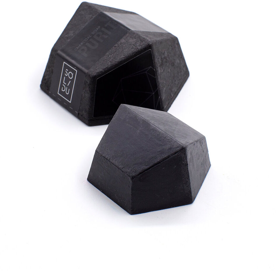 Solidu PURITY, charcoal & tea tree face & body soap bar 65 gr