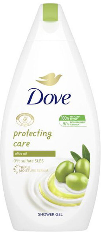 Dove Protecting Care olive shower gel for very dry skin 500 ml