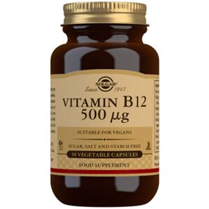 Solgar Vitamin B12 500 Mcg Cyanocobalamin 50 Vcaps