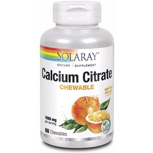 Solaray Calcium Citrate 1000 mg comprimidos masticables naranja 60 u