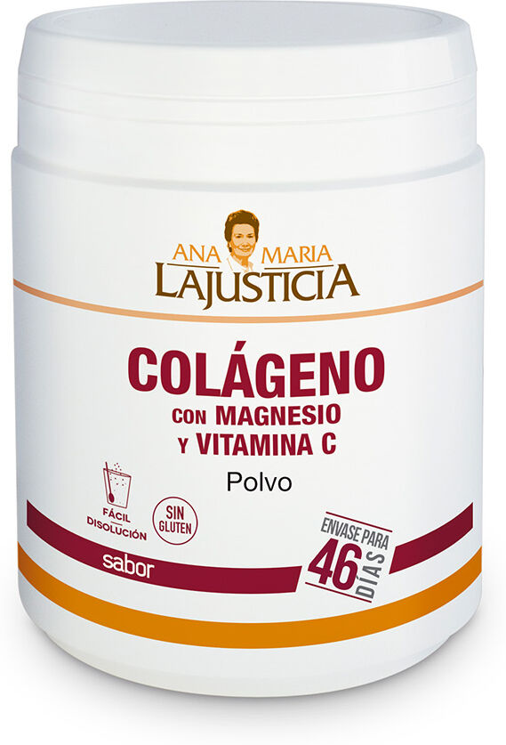 Ana MarĆa Lajusticia Collagen With Magnesium + Vitamin C powder #strawberry