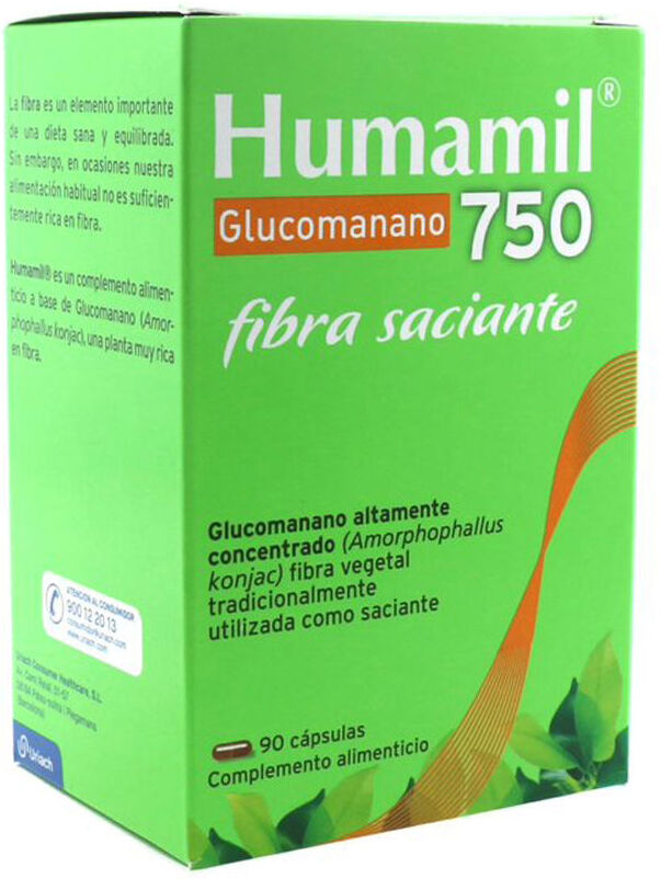Humamil 750mg cápsulas 90 u