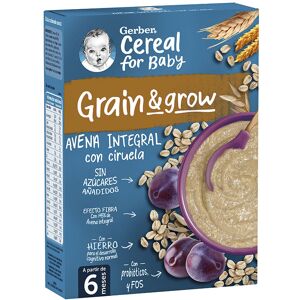 Gerber Grain & Grow #whole oat porridge with plum