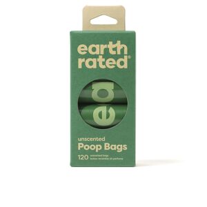 Earth Rated Rollos Bolsa mascota recambio #sin perfume 8 x