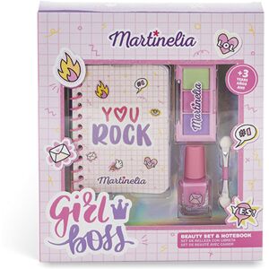 Martinelia Super Girl Beauty Set & Notebook 4 pcs