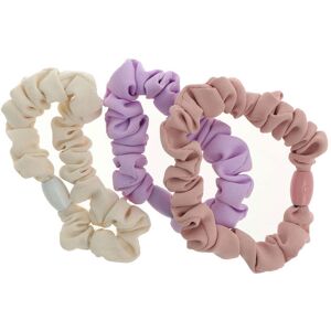 Inca Wrinkled Ponytail Holders #beix-lila-rosa Inca Wrinkled Ponytail Holders #beix-lila-rosa