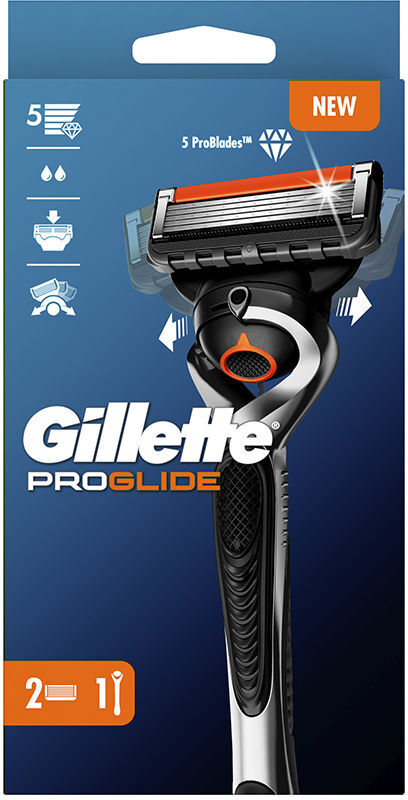 Gillette Fusion Proglide Flexball razor plus 2 refills