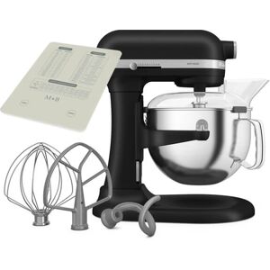 KitchenAid Artisan Matte Black 5.6L Bowl Lift Food Mixer With FREE Gift