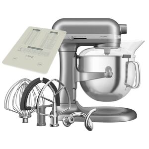 KitchenAid Artisan Contour Silver 6.6L Bowl Lift Food Mixer With FREE Gift